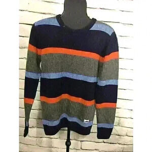 Nwt Penfield Mens Size Small Multicolor Longsleeve Coyville Knitted Crew Sweater
